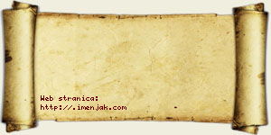 Jovana Crnčević vizit kartica